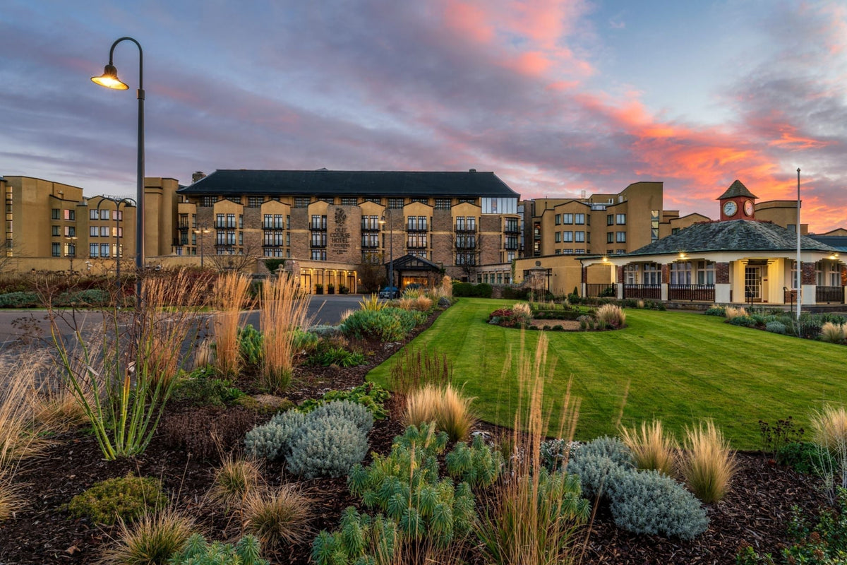 The Old Course Hotel, St Andrews: the hotel golfers aim over